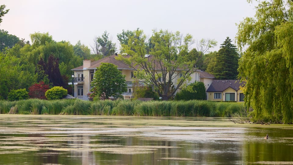 Thornhill featuring a pond