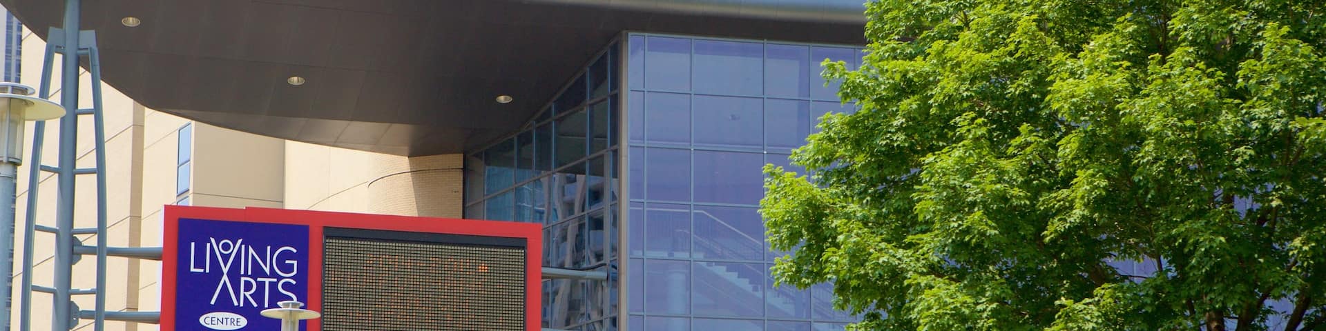 Living Arts Centre which includes modern architecture