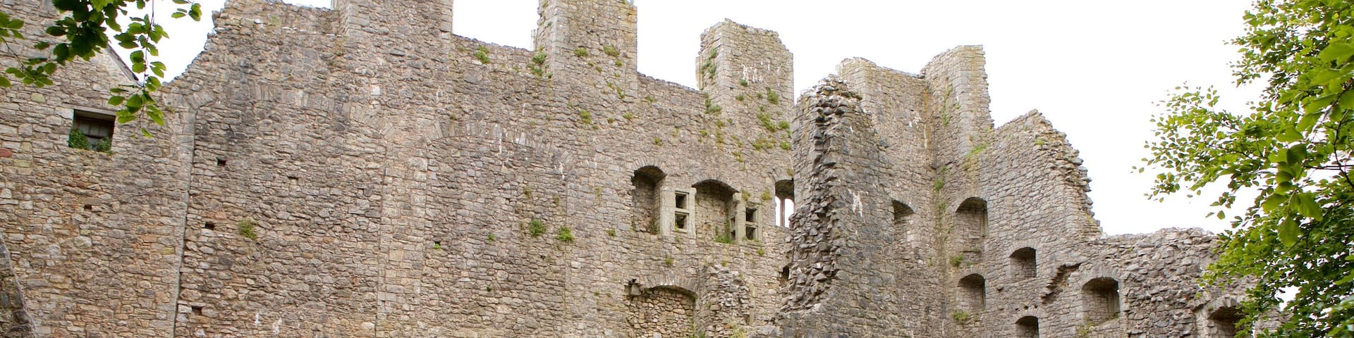 Oxwich Castle which includes heritage elements, a ruin and heritage architecture