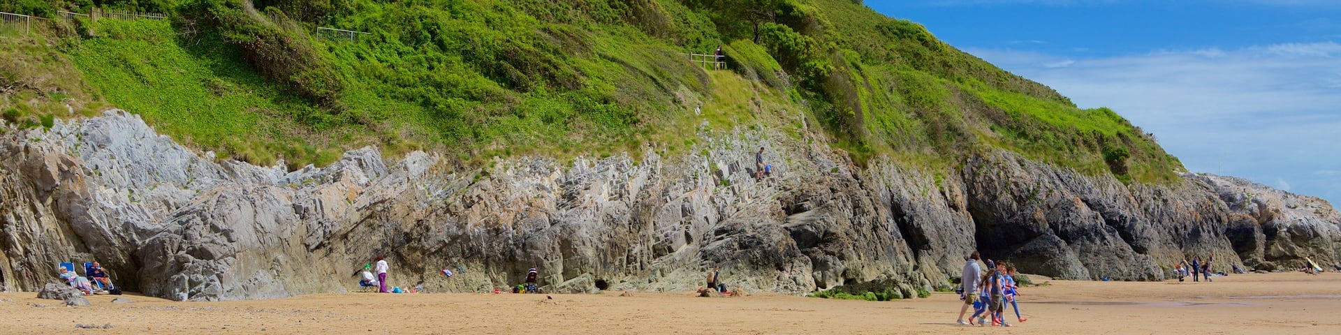 Caswell Bay Beach das einen Strand