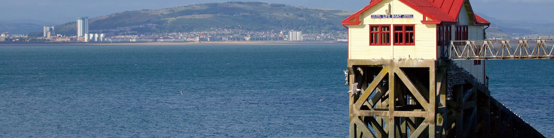 Jetée de Mumbles montrant vues littorales