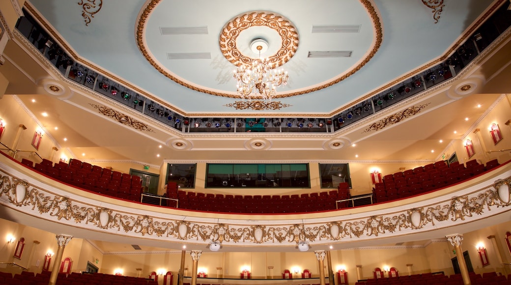 Grand Theatre featuring theater scenes and interior views