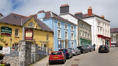 Cardigan showing street scenes