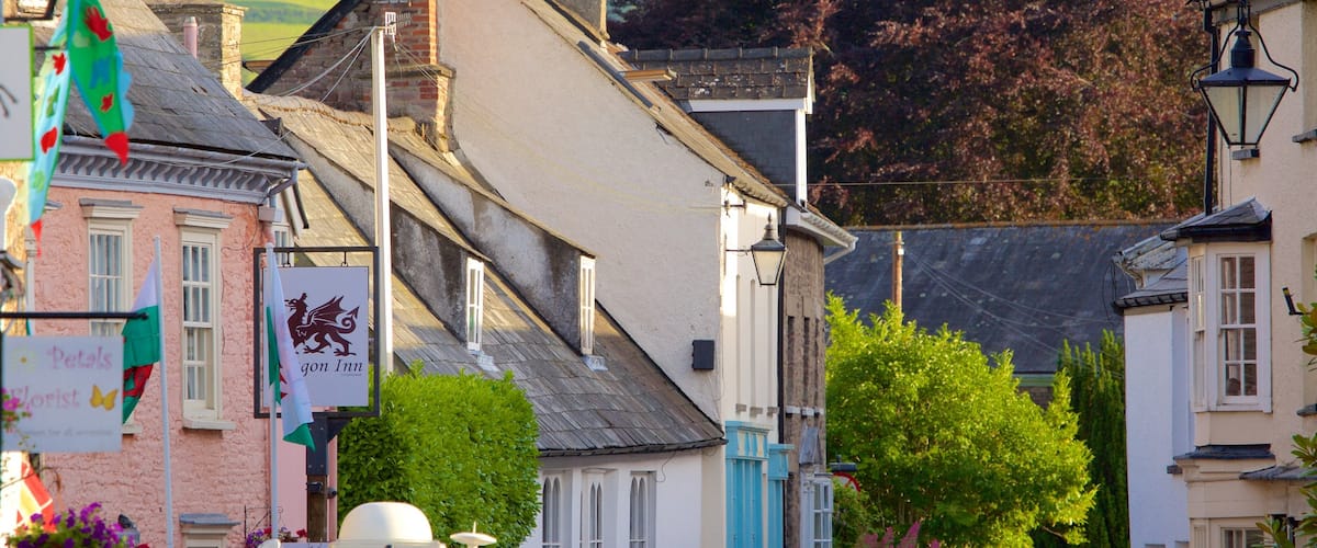 Crickhowell qui includes scènes de rue