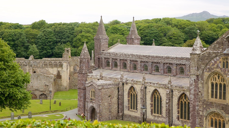 St Davids featuring heritage elements and a church or cathedral