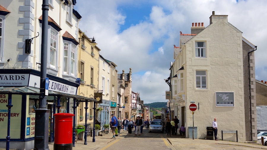 Conwy featuring street scenes