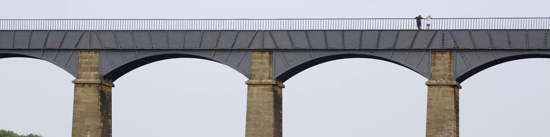 Pontcysyllte Aquaduct featuring a bridge