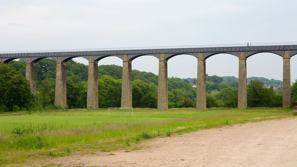 Wrexham mettant en vedette pont