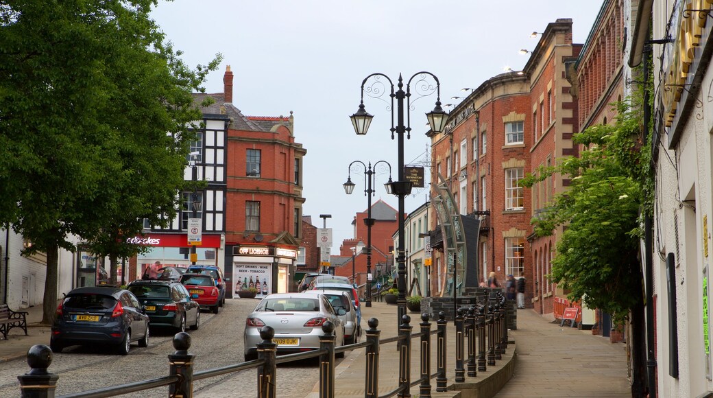 Wrexham mettant en vedette scènes de rue