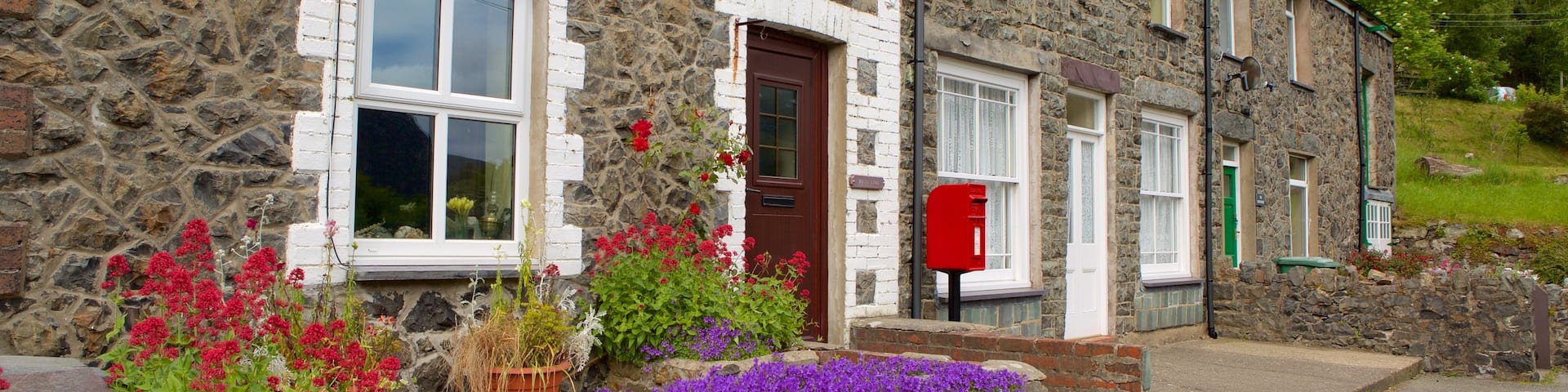 Betws Garmon which includes a house and street scenes
