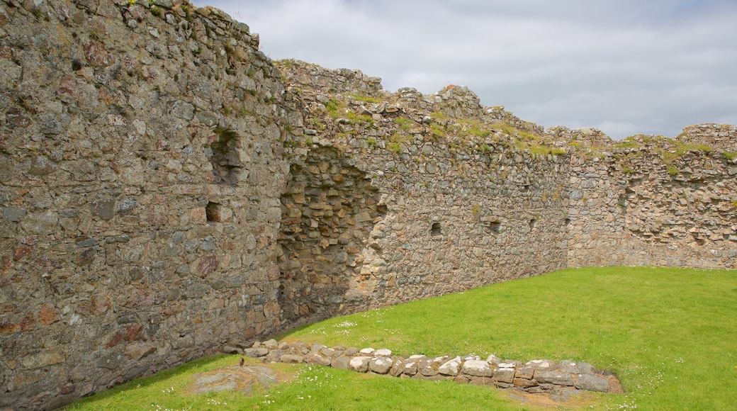 Criccieth Castle showing a ruin, château or palace and heritage elements