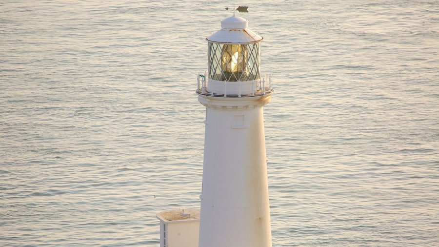 South Stack Lighthouse showing general coastal views and a lighthouse