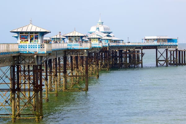 Jetée de Llandudno mettant en vedette vues littorales