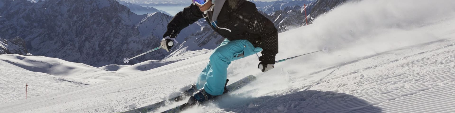 Garmisch-Partenkirchen Ski Resort featuring snow and snow skiing as well as an individual femail