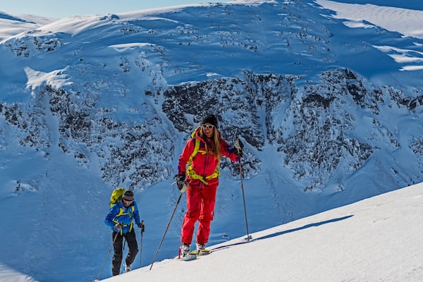 ビョルクリーデン フィヤルビ スキー リゾート どの含み スキー, 雪 と 山々