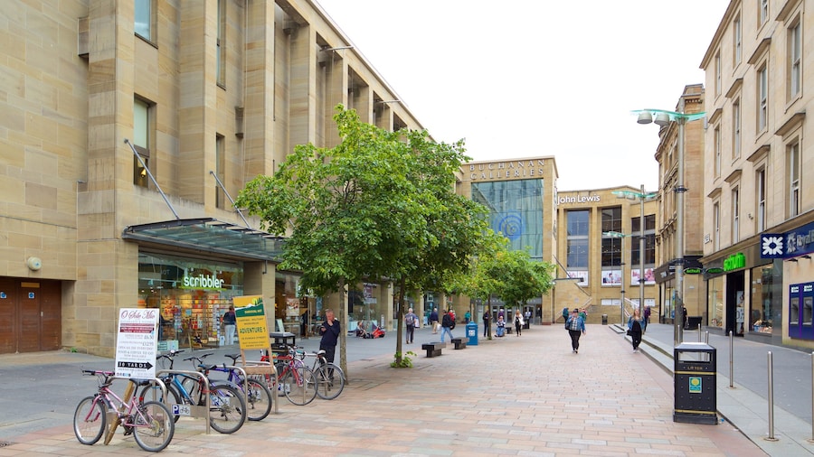 Glasgow cho thấy cảnh đường phố