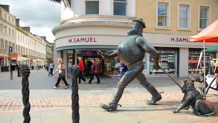 Desperate Dan Statue caratteristiche di strade e arte urbana