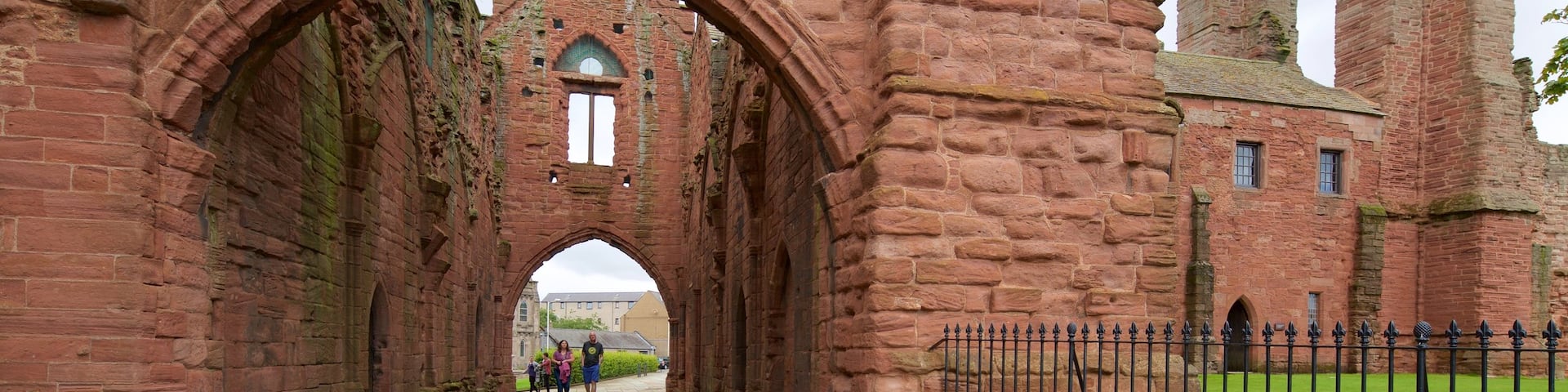 Arbroath Abbey featuring a ruin and heritage elements
