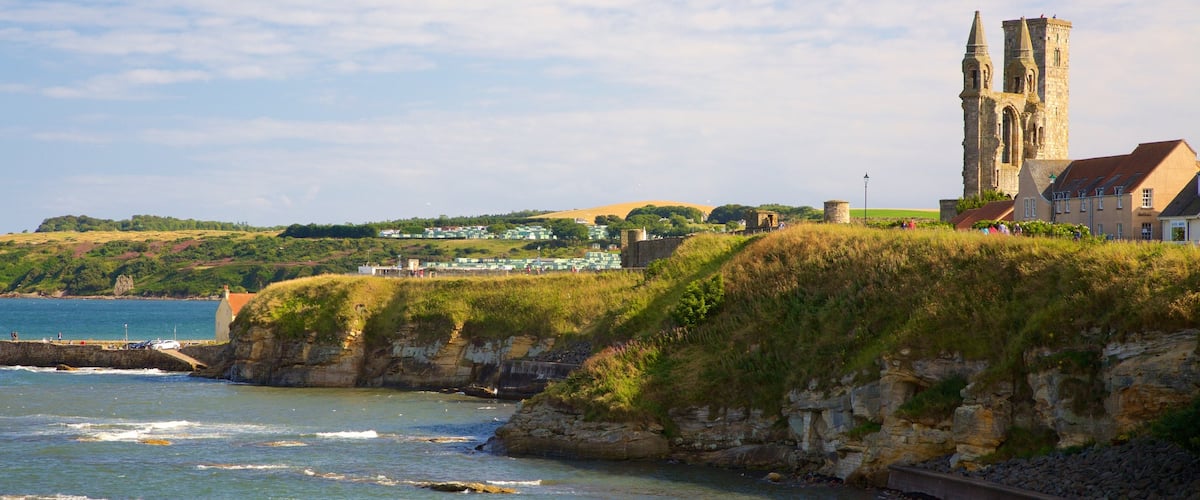 St. Andrew\'s Cathedral which includes rocky coastline