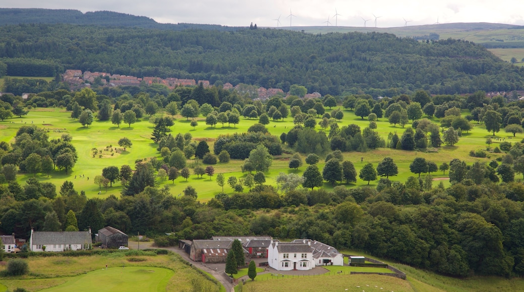 Stirling das einen Farmland und Wälder
