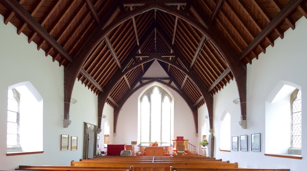 Balquhidder Church featuring interior views, a church or cathedral and religious elements