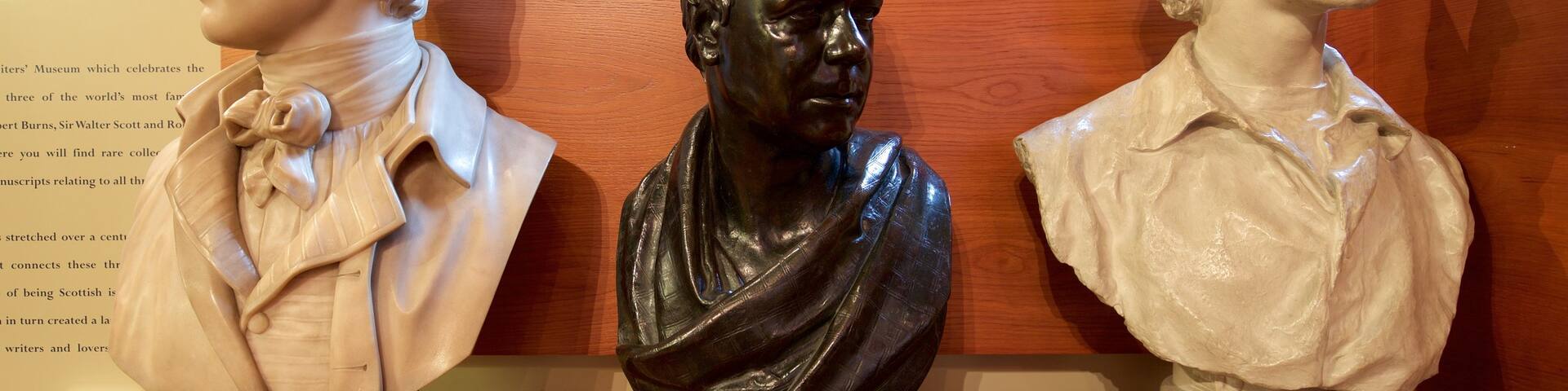 ライターズ博物館 表示 屋内の眺め