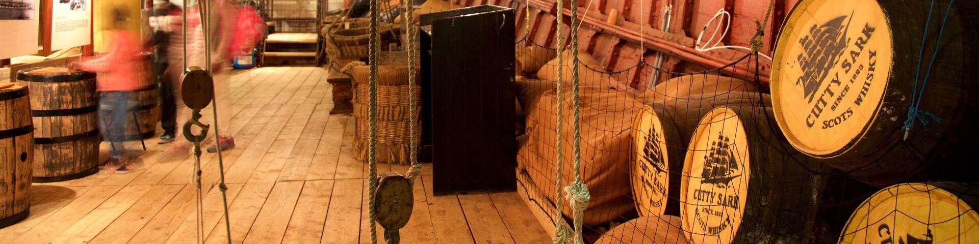 Tall Ship at Glasgow Harbour showing interior views, boating and heritage elements