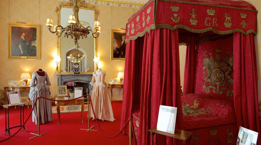 Scone Palace toont historisch erfgoed, interieur en kasteel of paleis