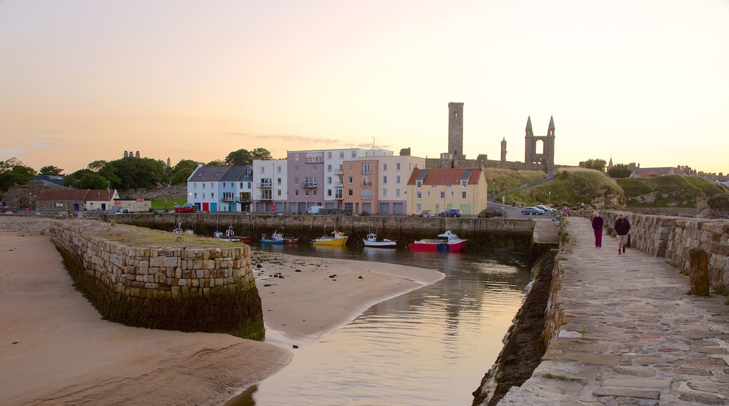 St. Andrew\'s Cathedral featuring boating and a small town or village