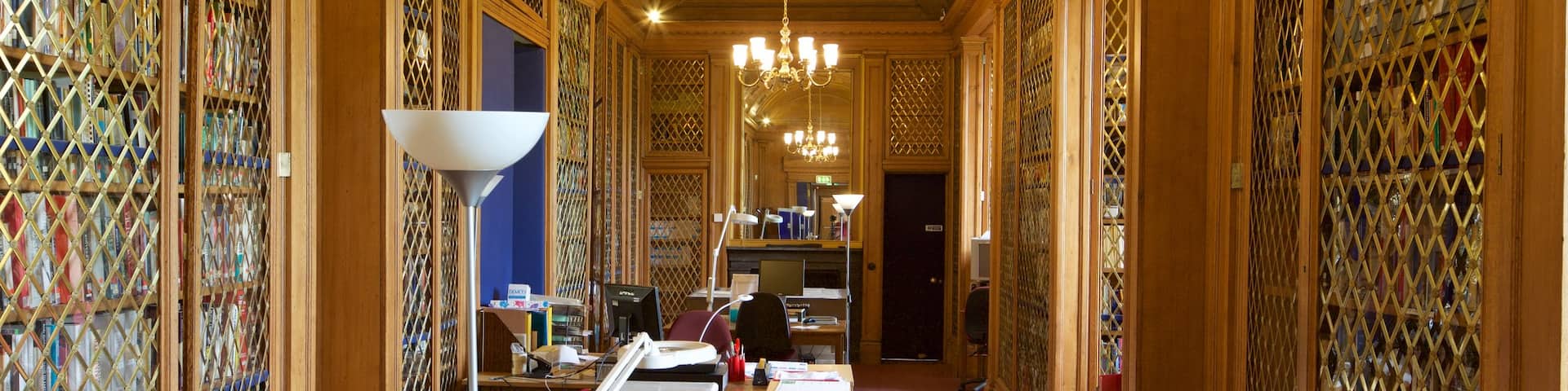 Callendar House which includes interior views and heritage elements
