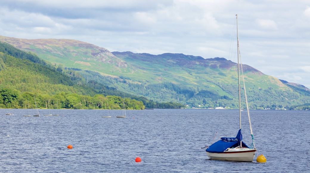 Loch Earn showing boating, a lake or waterhole and sailing