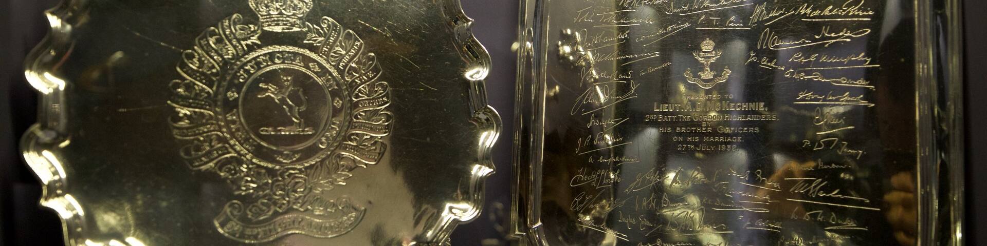 Gordon Highlanders Museum featuring interior views