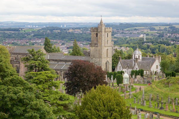 Church of the Holy Rude featuring a small town or village