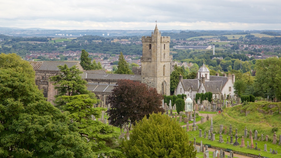 Church of the Holy Rude featuring a small town or village