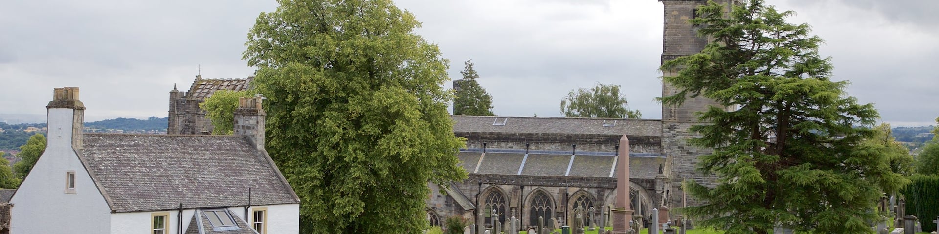 Church of the Holy Rude which includes a cemetery and a church or cathedral