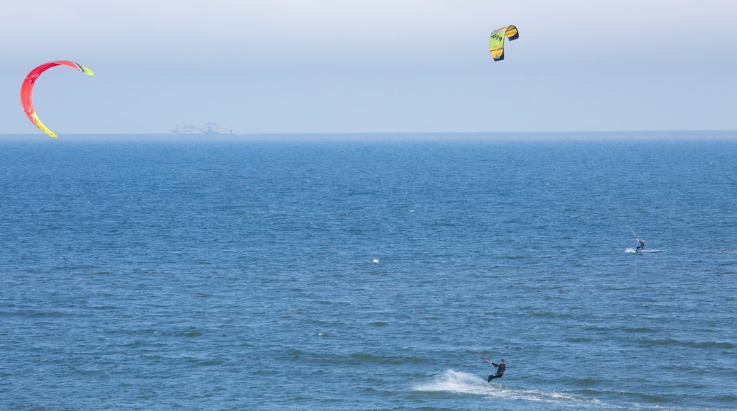 Balmedie Country Park which includes surf, general coastal views and kite surfing