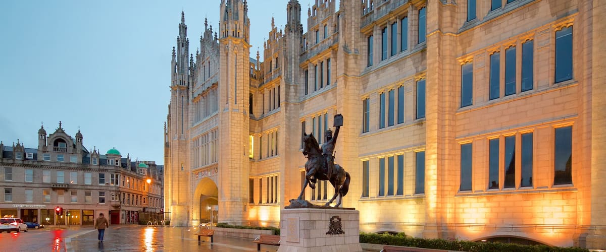 Marischal Museum which includes heritage elements and heritage architecture