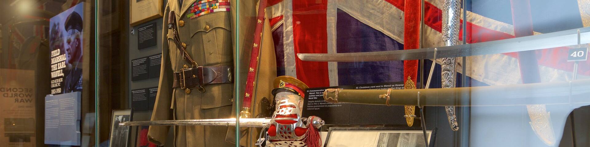 Black Watch Regimental Museum featuring interior views