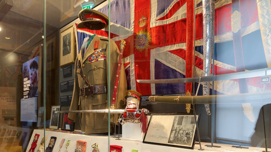 Black Watch Regimental Museum som omfatter interiør