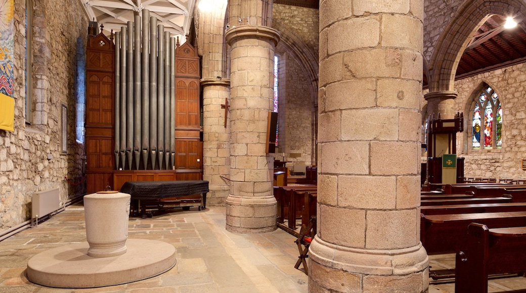 Cathedral of St. Machar showing religious aspects, a church or cathedral and interior views