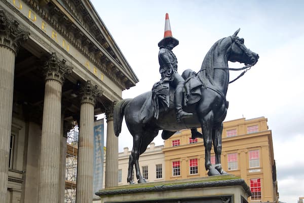 Glasgow das einen Statue oder Skulptur