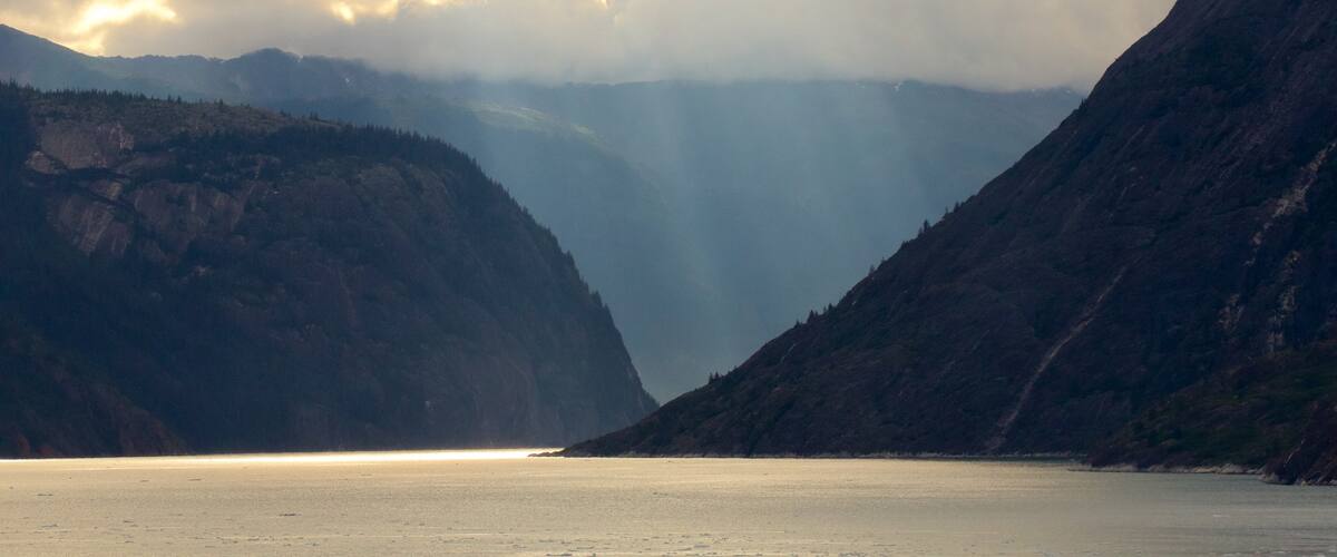 Southeast Alaska - Inside Passage which includes mountains and general coastal views