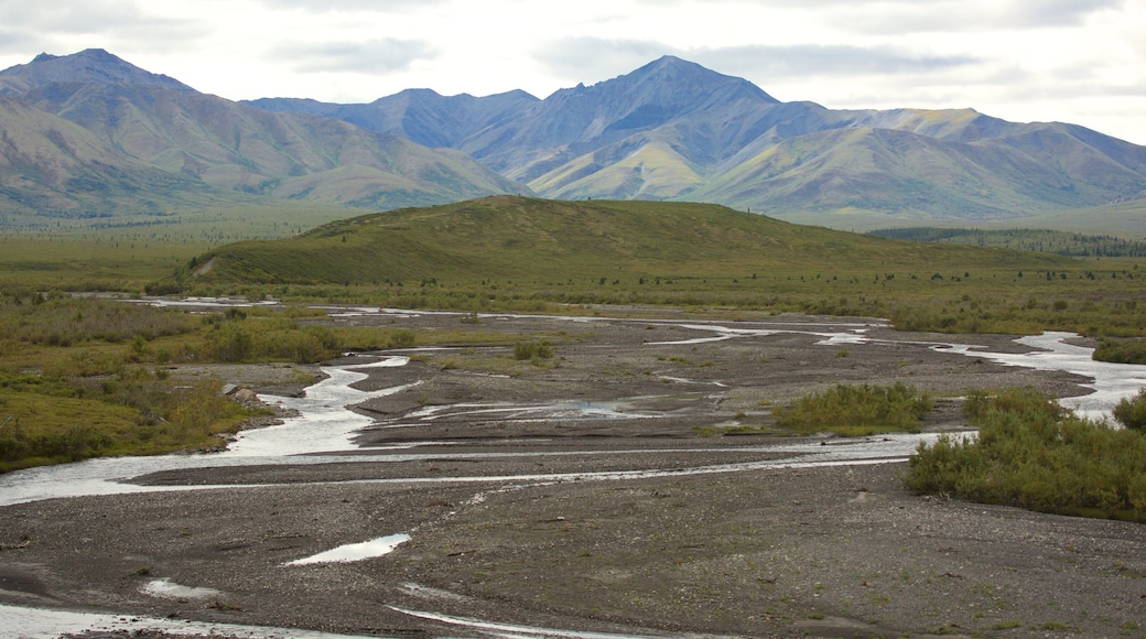 Parque Nacional de Denali mostrando granja