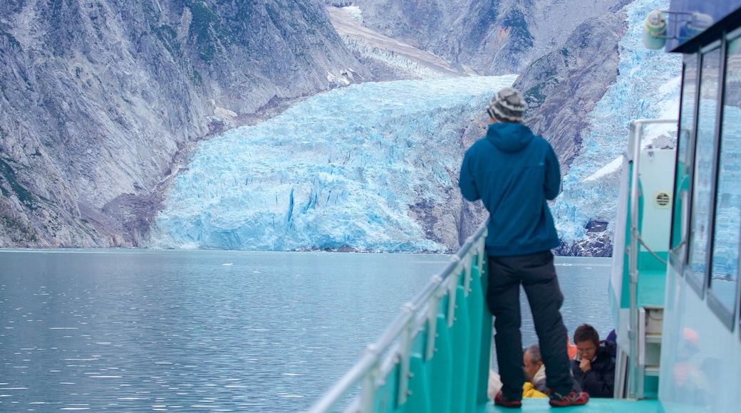 Kenai Fjords som inkluderar snö och valskådning