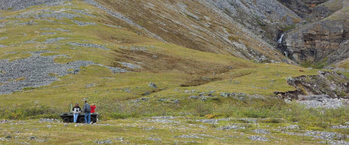 Gates of the Arctic National Park as well as a small group of people