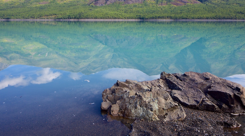 Eklutna Lake which includes a lake or waterhole