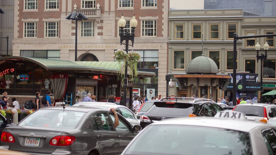 Cambridge ofreciendo escenas urbanas y una pequeña ciudad o pueblo