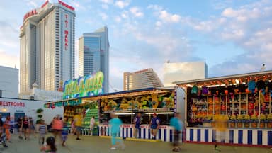 Steel Pier which includes rides