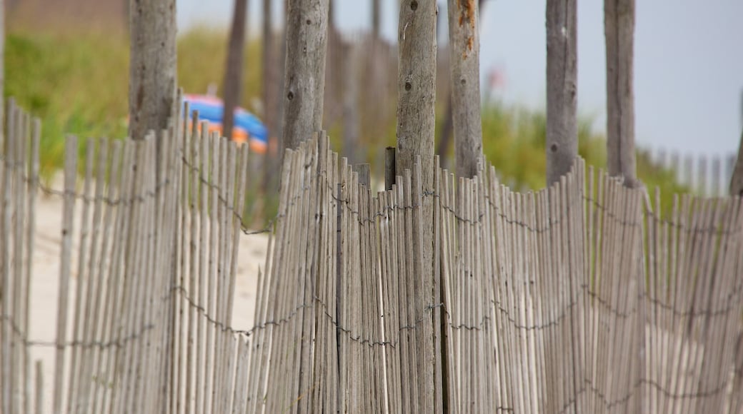 Atlantic City inclusief algemene kustgezichten en een strand