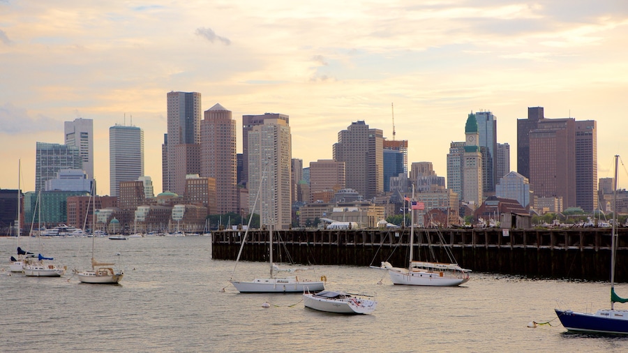 East Boston featuring a city, sailing and a river or creek